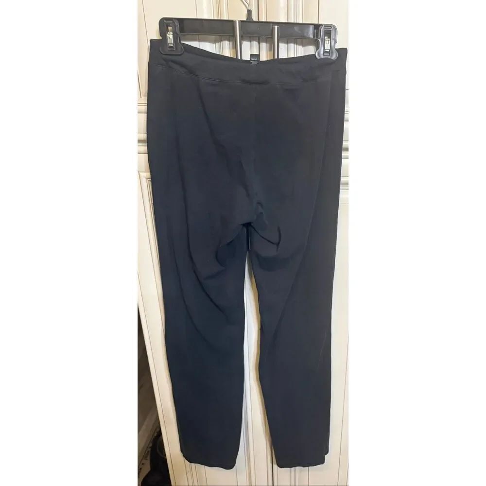 SKIMS Women's High Rise Cotton Jersey Wide Leg Pants Black Size Small - Picture 6 of 11